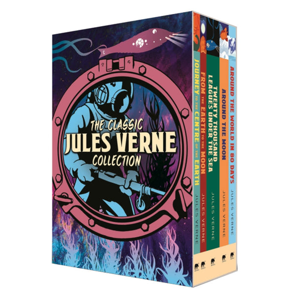 The Essential Jules Verne Collection: 5-Book Box Set (Including Around the World in Eighty Days, Journey to the Centre of the Earth, and More)