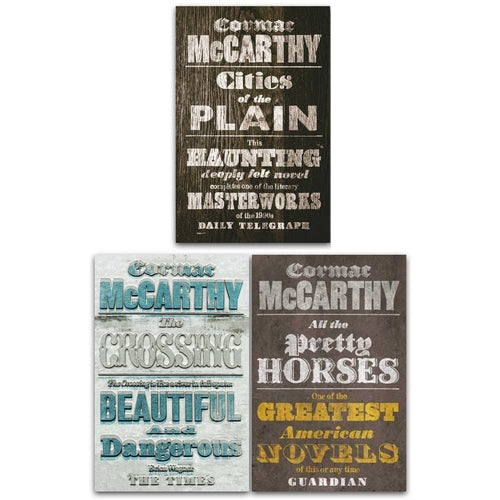 Border Trilogy Collection – 3 Books Set by Cormac McCarthy