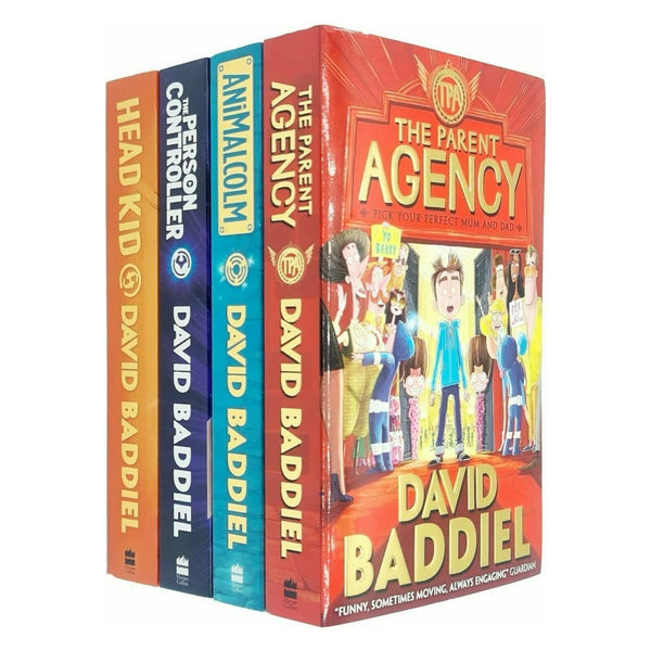 David Baddiel Collection: 4 Books Set (The Parent Agency, AniMalcolm, The Person Controller, Head Kid)