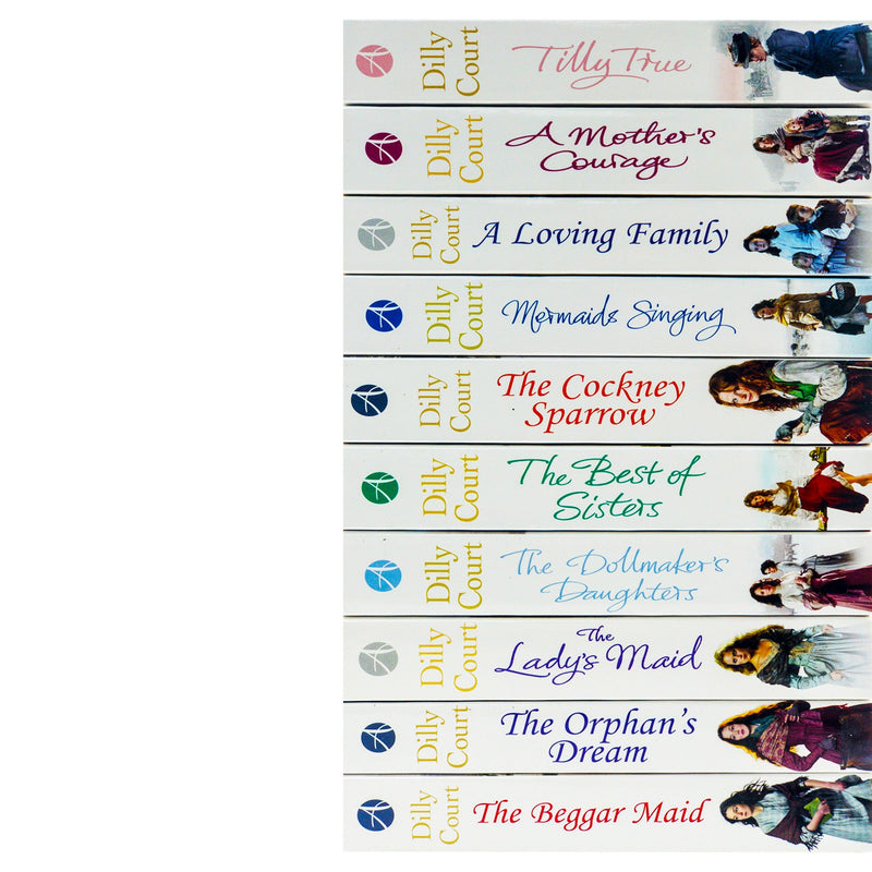 Dilly Court Collection: 10 Books Set (Includes: Tilly, True Mermaids, Singing Beggar, Maid, Orphan's Dream)