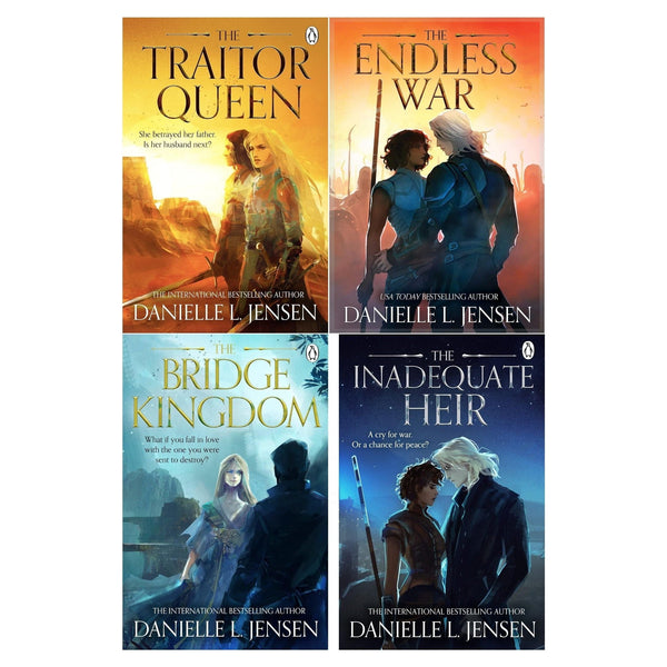 The Bridge Kingdom Series: A 4-Book Collection by Danielle Jensen (Bridge Kingdom, Traitor Queen, Inadequate Heir, Endless War)