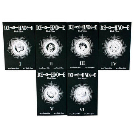 Death Note: Black Edition Volume 1-6 - 6-Book Collection Set by Tsugumi Ohba