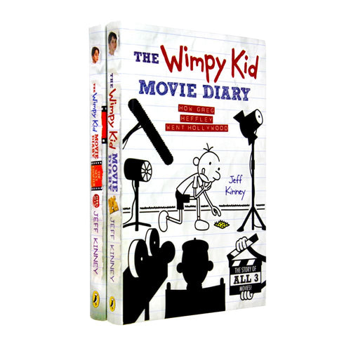 The Wimpy Kid Movie Diary Collection: 2-Book Set by Jeff Kinney (The Next Chapter, How Greg Heffley Went Hollywood)