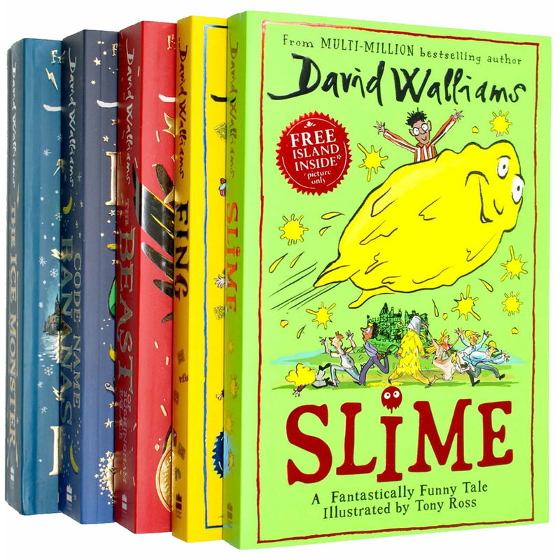 David Walliams: 5-Book Collection Series 3 (Includes Fing, The Ice Monster, Slime, Code Name Bananas, The Beast of Buckingham Palace)