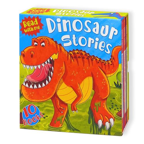 Dinosaur Adventure Stories: 10-Book Collection Box Set by Miles Kelly (Allosaurus, Ankylosaurus, Diplodocus, and More)