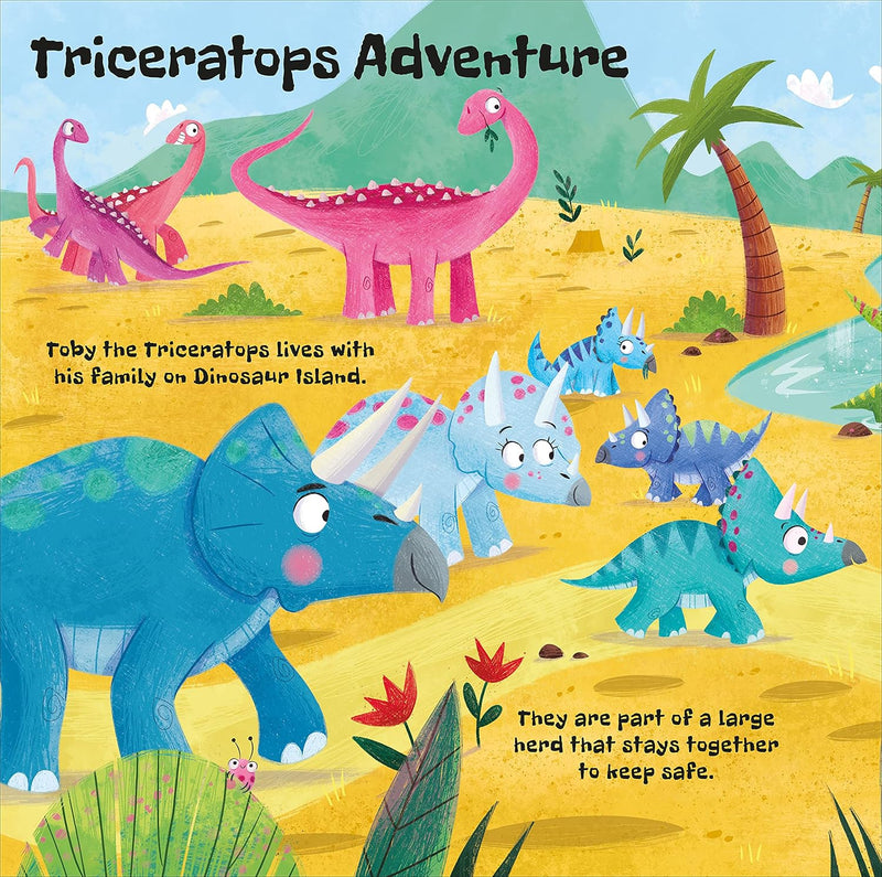 Convertible Dinosaur – Story Book & Sit-in Dino & Playmat for 3–6 Years