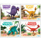 The World of Dinosaur Roar Series: Books 5-8 Collection (Including Dinosaur Snap, Dinosaur Flap, Dinosaur Whack, & Dinosaur Whizz)