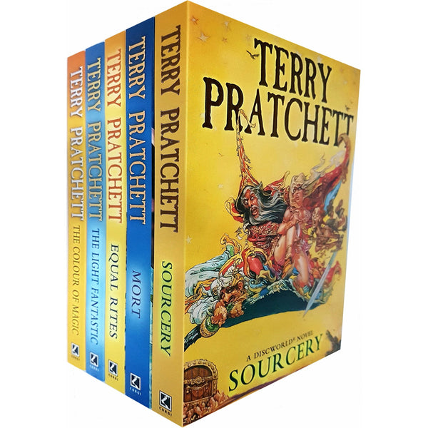 Discworld Novels: 5-Book Collection by Terry Pratchett (Books 1-5) Including The Colour of Magic