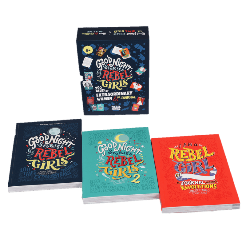 Good Night Stories for Rebel Girls 3-Book Gift Set