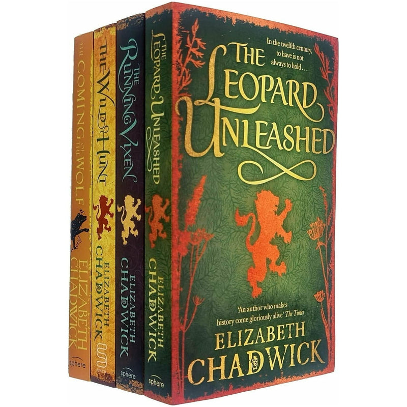 The Wild Hunt Series 4-Book Collection by Elizabeth Chadwick: Includes The Wild Hunt, The Running Vixen, The Coming of the Wolf, and The Leopard Unleashed