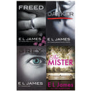 Fifty Shades of Grey & Mister 4-Book Collection by E L James (The Missus, The Mister, Freed, Darker)