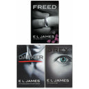 E L James Fifty 50 Shades of Grey, Darker and Freed Classic Original Trilogy 3 Books Collection Set