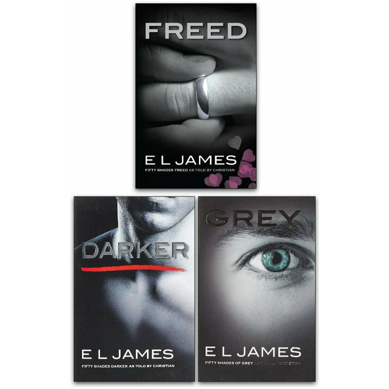 E.L. James Original Trilogy: Fifty Shades of Grey, Darker, and Freed - 3 Books Collection