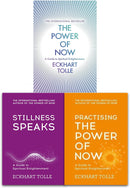 The Power of Now Collection – 3 Books Set by Eckhart Tolle (Includes: The Power of Now, Stillness Speaks, Practising)