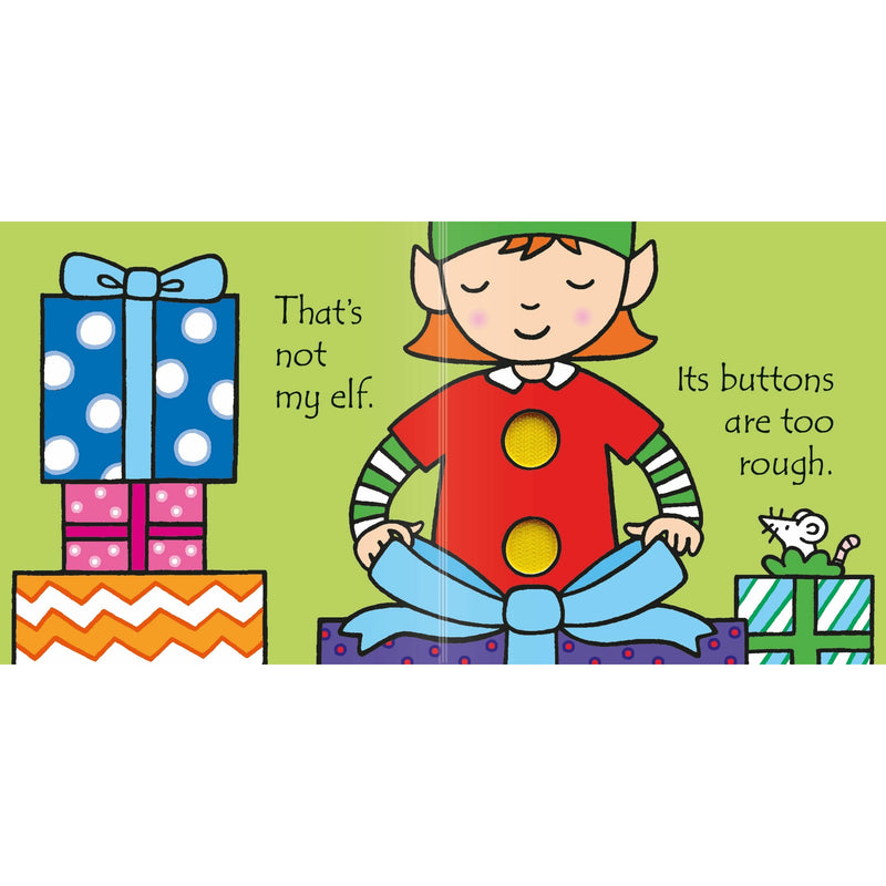 Usborne Touchy-Feely: That's Not My Elf by Fiona Watt – Board Book