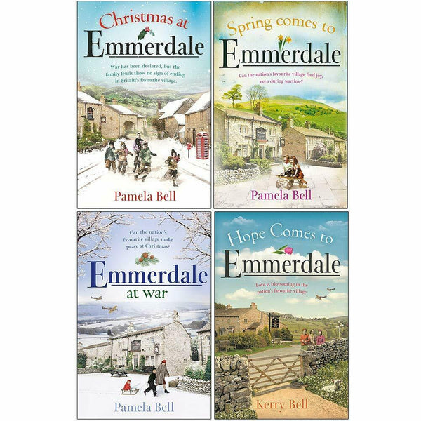 Pamela & Kerry Bell: Emmerdale Book Series (4-Book Collection: Hope Comes To, At War, Christmas At, Spring Comes To)