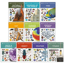 DK Eyewitness Collection: 10 Books Set (SET 2) (Natural Disasters, Wonders of the World, Fish, Cat, Climate Change, Crystal and Gem, Rock and Mineral, Insect, Weather, Titanic)