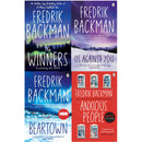 Fredrik Backman Beartown Collection: 4 Books Set (Includes: The Winner, Us Against You, Beartown, Anxious People)