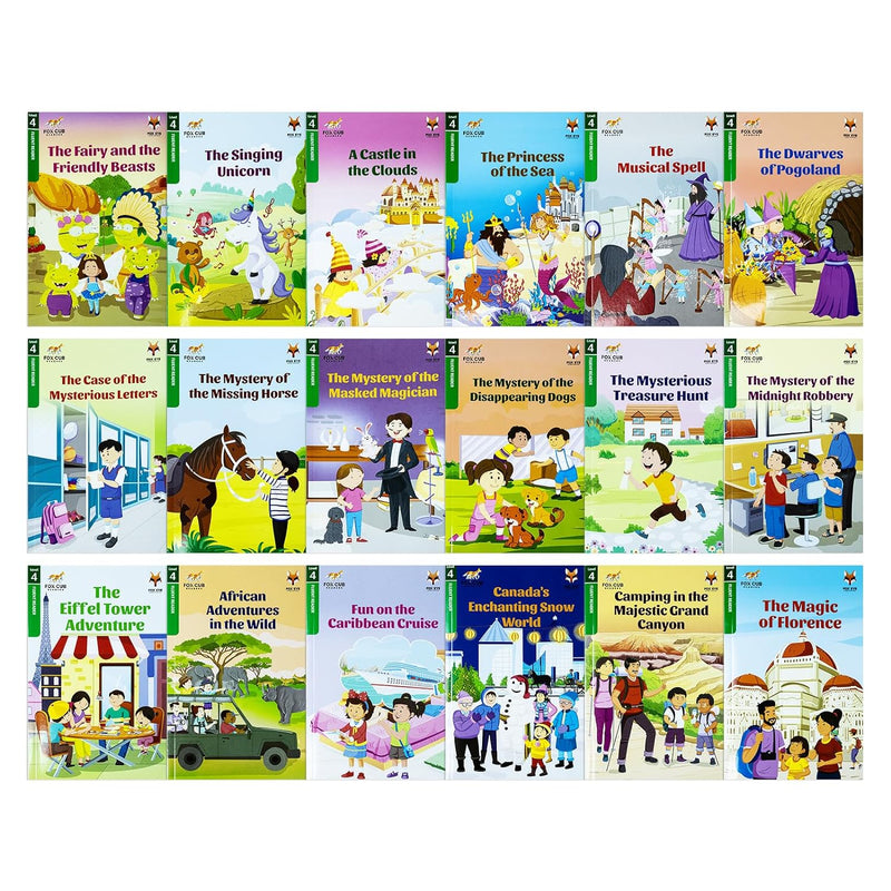 Fox Cub Fluent Graded Readers 18 Book Set Collection: Level 4 - Fluent Reader