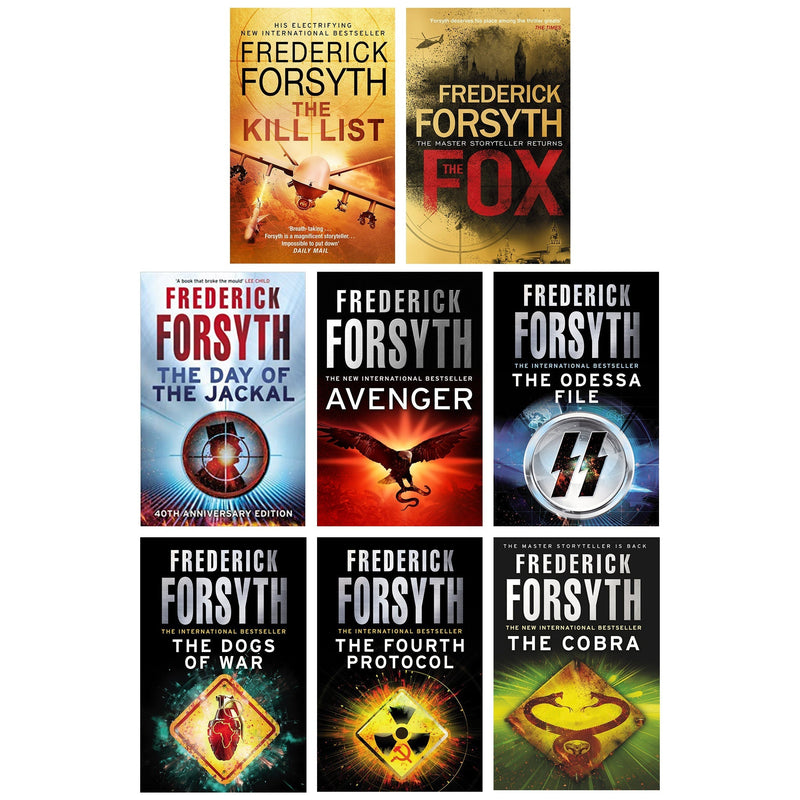 Frederick Forsyth: 8-Book Collection (The Kill List, The Cobra, The Odessa File, and more)