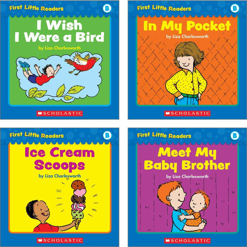 First Little Readers: Guided Reading Level B (Parent Pack) - 25 Irresistible Books for Beginning Readers