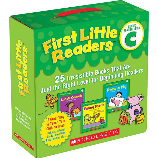 First Little Readers: Guided Reading Level C (Parent Pack) - 25 Irresistible Books for Beginning Readers