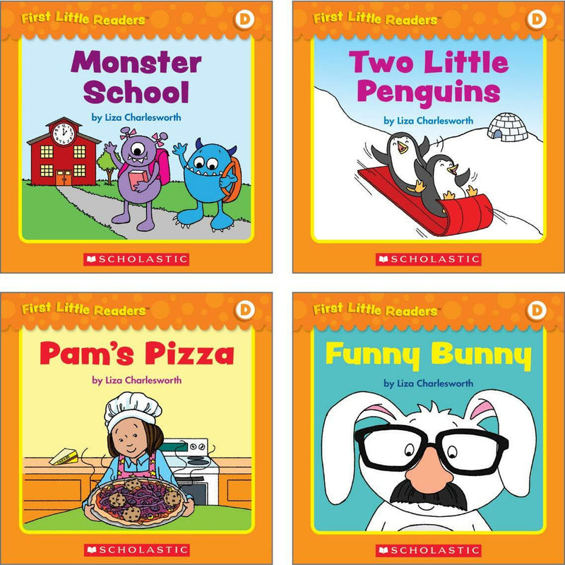 First Little Readers: Guided Reading Level D (Parent Pack) - 25 Irresistible Books for Beginning Readers