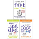 Michael Mosley: 3 Books Collection Set (Includes: Fast Exercise, The Fast Diet, Fast Asleep)