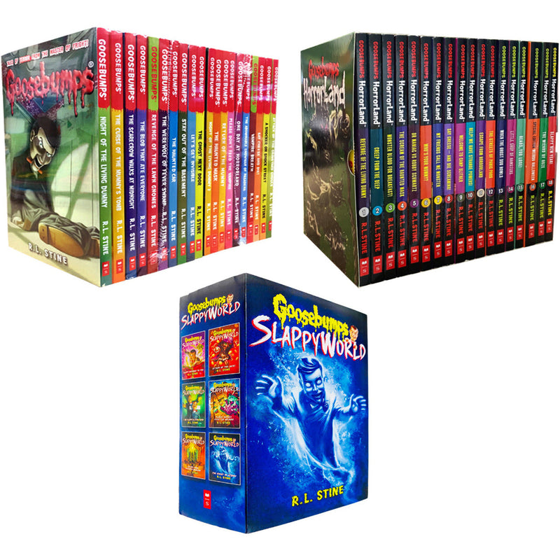 Goosebumps Horrorland & Slappyworld Series: 44 Books Collection by R.L. Stine