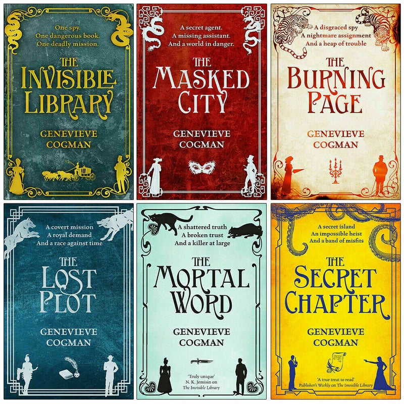 Invisible Library Series: 6 Books Collection by Genevieve Cogman (Masked City, Burning Page)