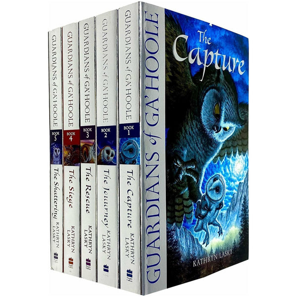 Guardians of Ga'Hoole Series: Books 1-5 Collection by Kathryn Lasky (The Capture, The Journey, The Rescue, The Siege, The Shattering)