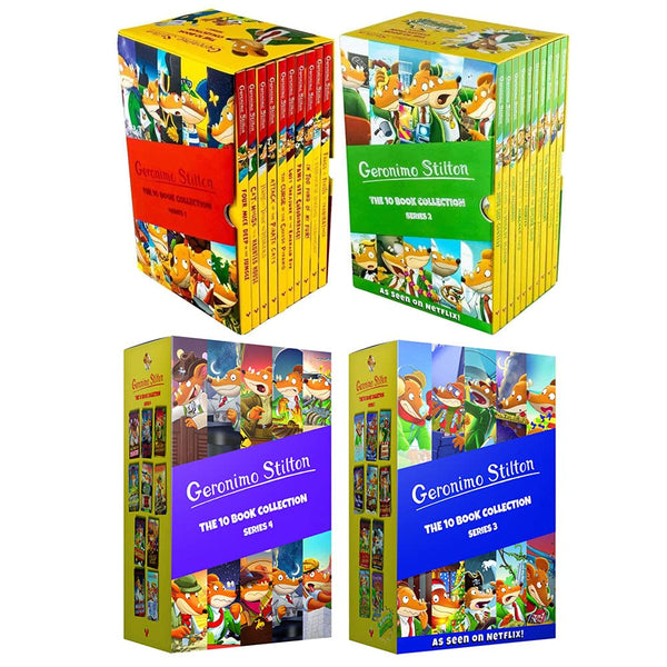 Geronimo Stilton Series: Volumes 1-4 - 40-Book Collection Set