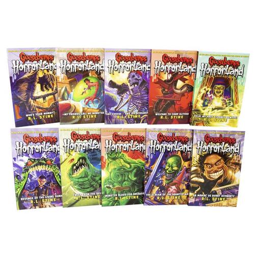 Goosebumps HorrorLand Series – 10 Book Set Collection by R.L. Stine