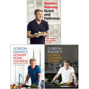 Gordon Ramsay: 3-Book Collection (Quick & Delicious, Ultimate Home Cooking, Ultimate Cookery Course)