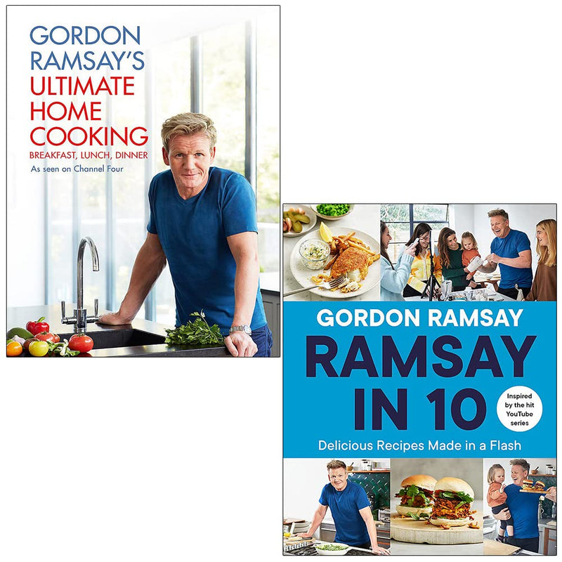 Gordon Ramsay Collection: 2-Book Set (Ultimate Home Cooking, Ramsay in 10: Delicious Recipes Made in a Flash)