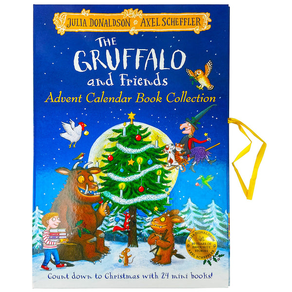 Julia Donaldson, The Gruffalo and Friends Xmas Advent Calendar With 24 Books Collection Set