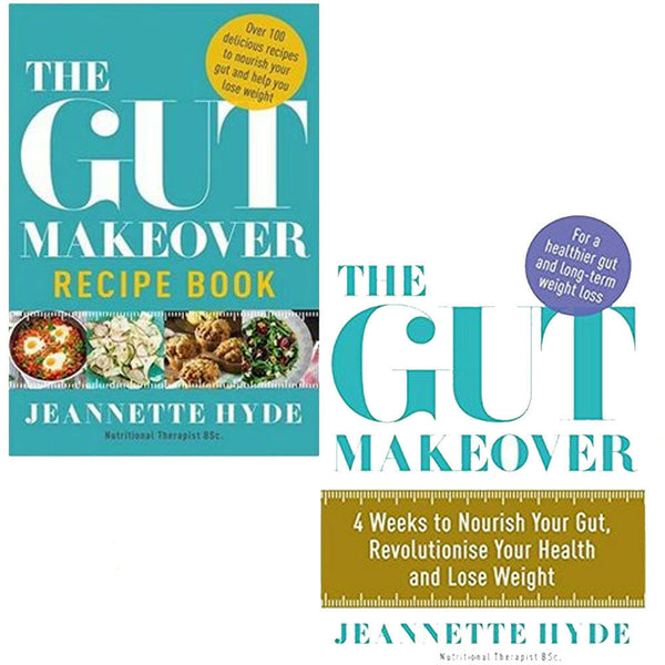 Jeannette Hyde's Gut Makeover Collection: 2 Books Set - Recipe Book & 4 Weeks to Nourish Your Gut and Revolutionize Your Health