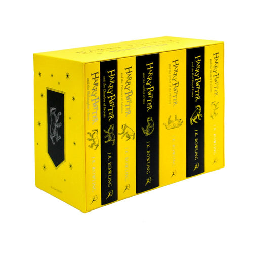 Harry Potter Hufflepuff House Editions: Paperback Box Set - 7-Book Collection by J.K. Rowling.