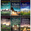 Kitt Hartley Yorkshire Mysteries: 6-Book Collection by Helen Cox including A Body by the Lighthouse, Murder by the Minster, A Body in the Bookshop, Murder on the Moorland, Death Awaits in Durham, and A Witch Hunt in Whitby.