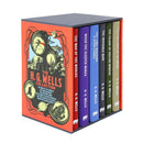 H.G. Wells: 6-Book Box Collection (Includes The First Men in the Moon, The Island of Doctor Moreau, The Invisible Man, and more)