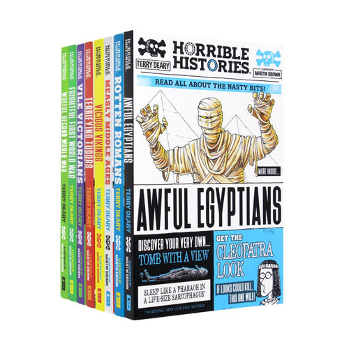 Horrible Histories: 8-Book Collection by Terry Deary