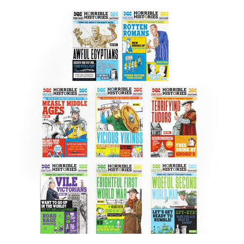 Horrible Histories: 8-Book Collection by Terry Deary