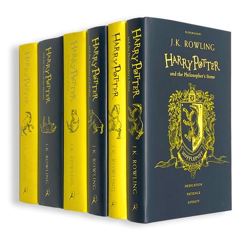 Harry Potter House Hufflepuff Edition Series 6 Books Collection Set By J.K. Rowling