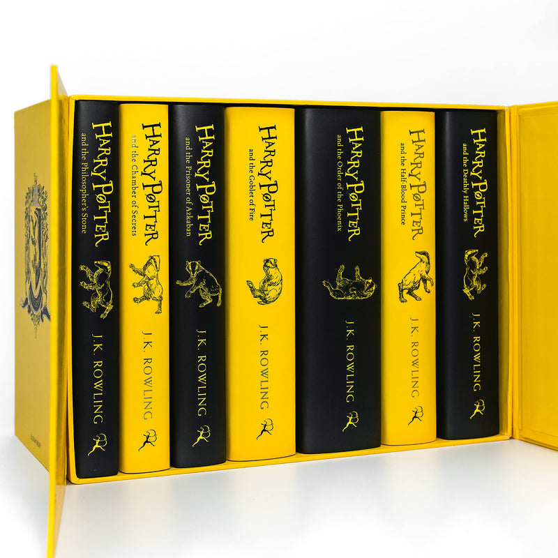 Harry Potter: Hufflepuff House Editions Hardback Box Set by J.K. Rowling