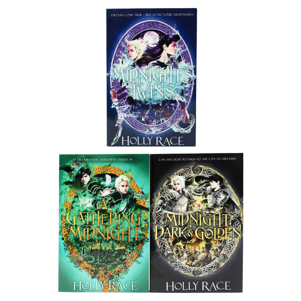 City of Nightmares Series: A 3-Book Collection by Holly Race (Midnight's Twins, A Gathering Midnight, A Midnight Dark & Golden)