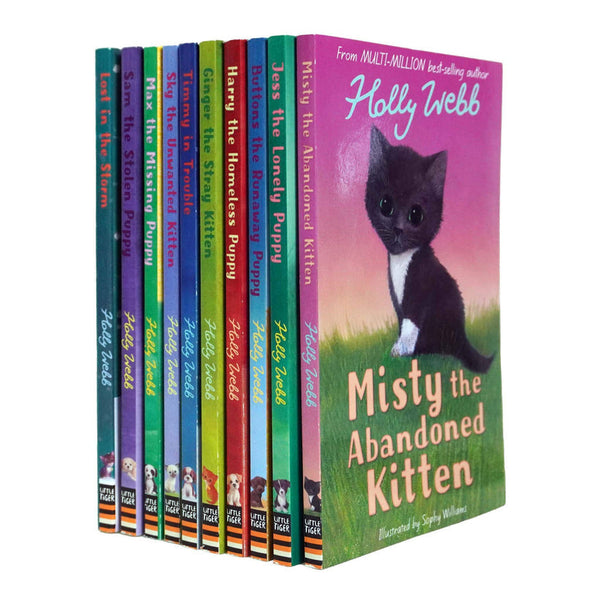 Holly Webb Series 1 – Puppy and Kitten 10 Books Collection Set (Animal Stories, Pet Rescue Adventures)