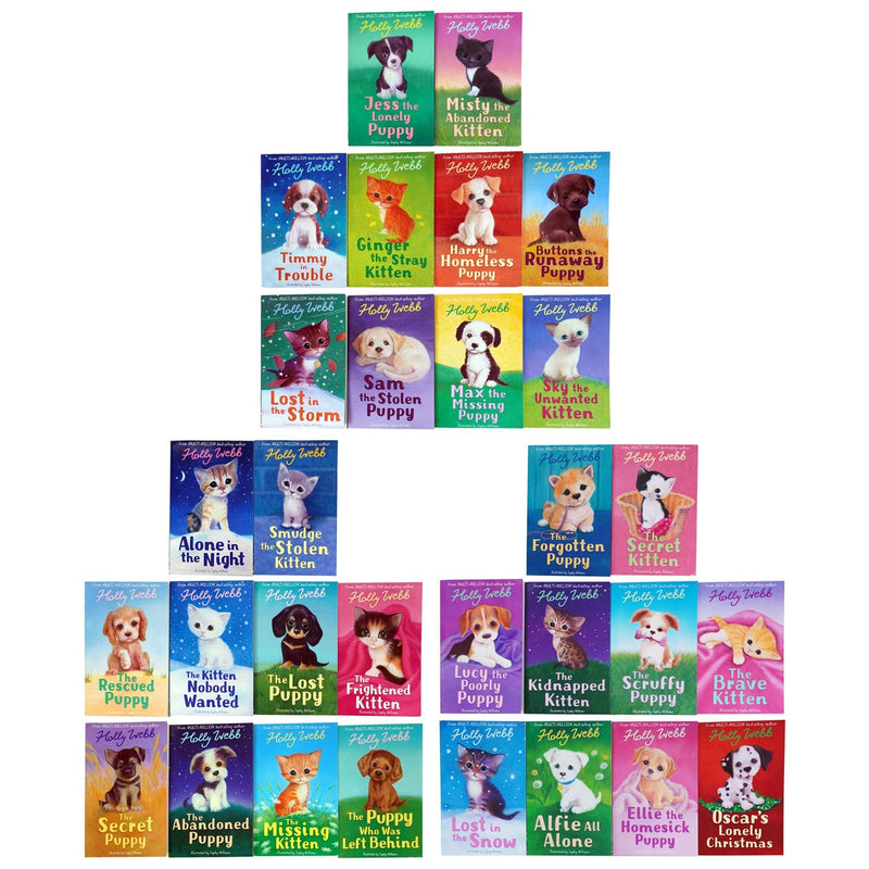 Holly Webb Complete Collection: 30 Books Set (Puppy and Kitten – Animal Stories, Pet Rescue Adventures...)