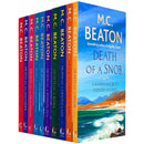 Hamish Macbeth Mystery Series by M.C. Beaton – 10 Books Collection