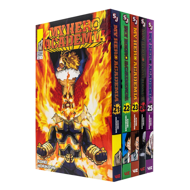 My Hero Academia Volumes 21-25 – 5 Books Set (Series 5)