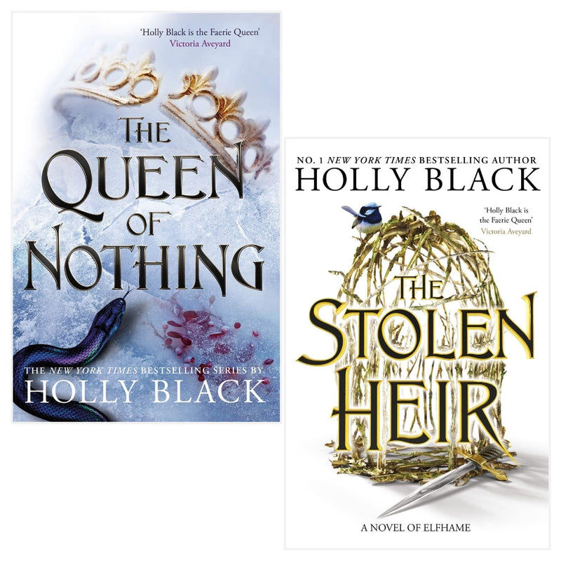 Holly Black 2 Books Collection Set (The Stolen Heir, The Queen of Nothing)